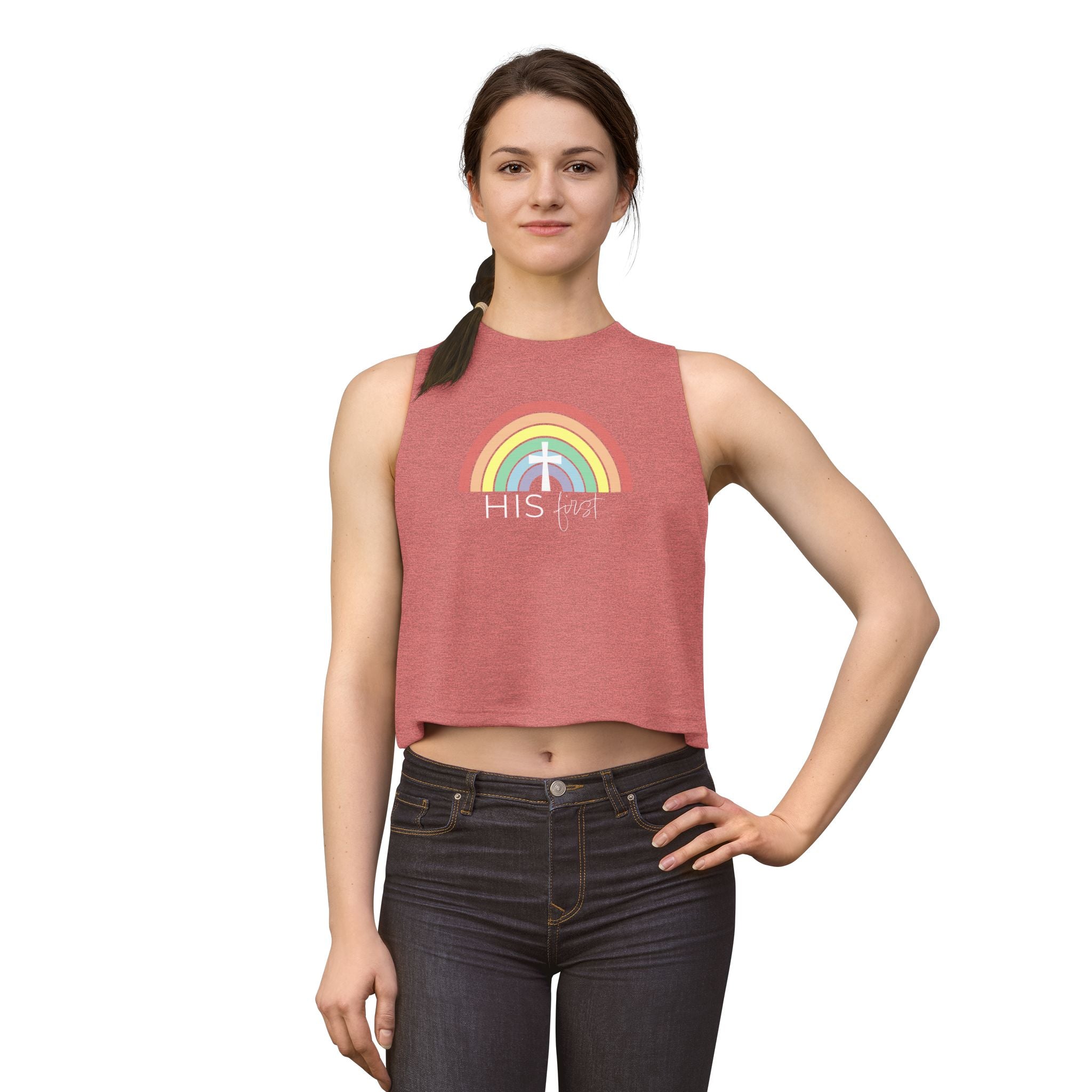 HIS First Rainbow | Women’s Crop