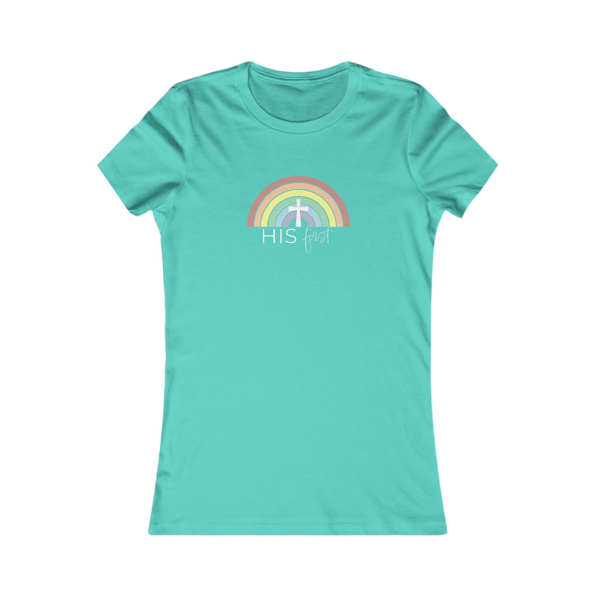 HIS First Rainbow | Fitted Tee