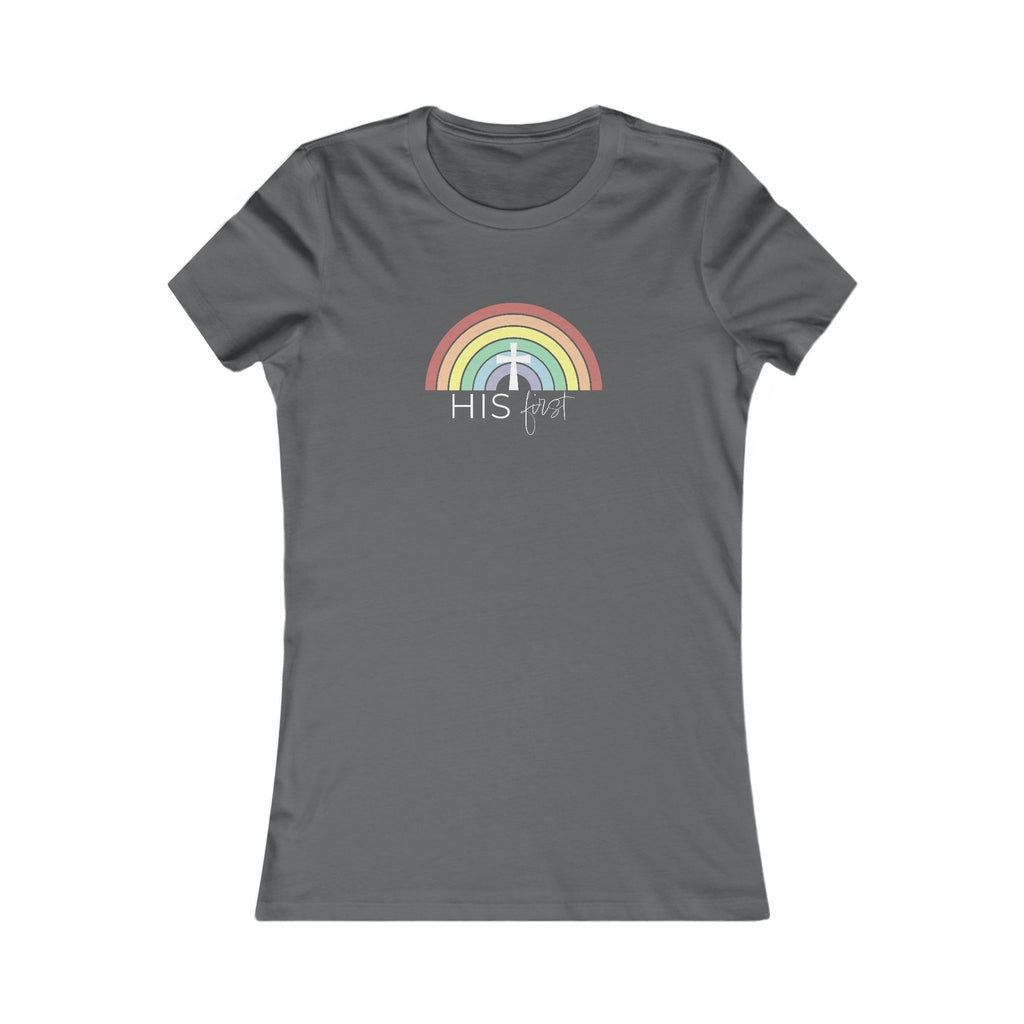 HIS First Rainbow | Fitted Tee