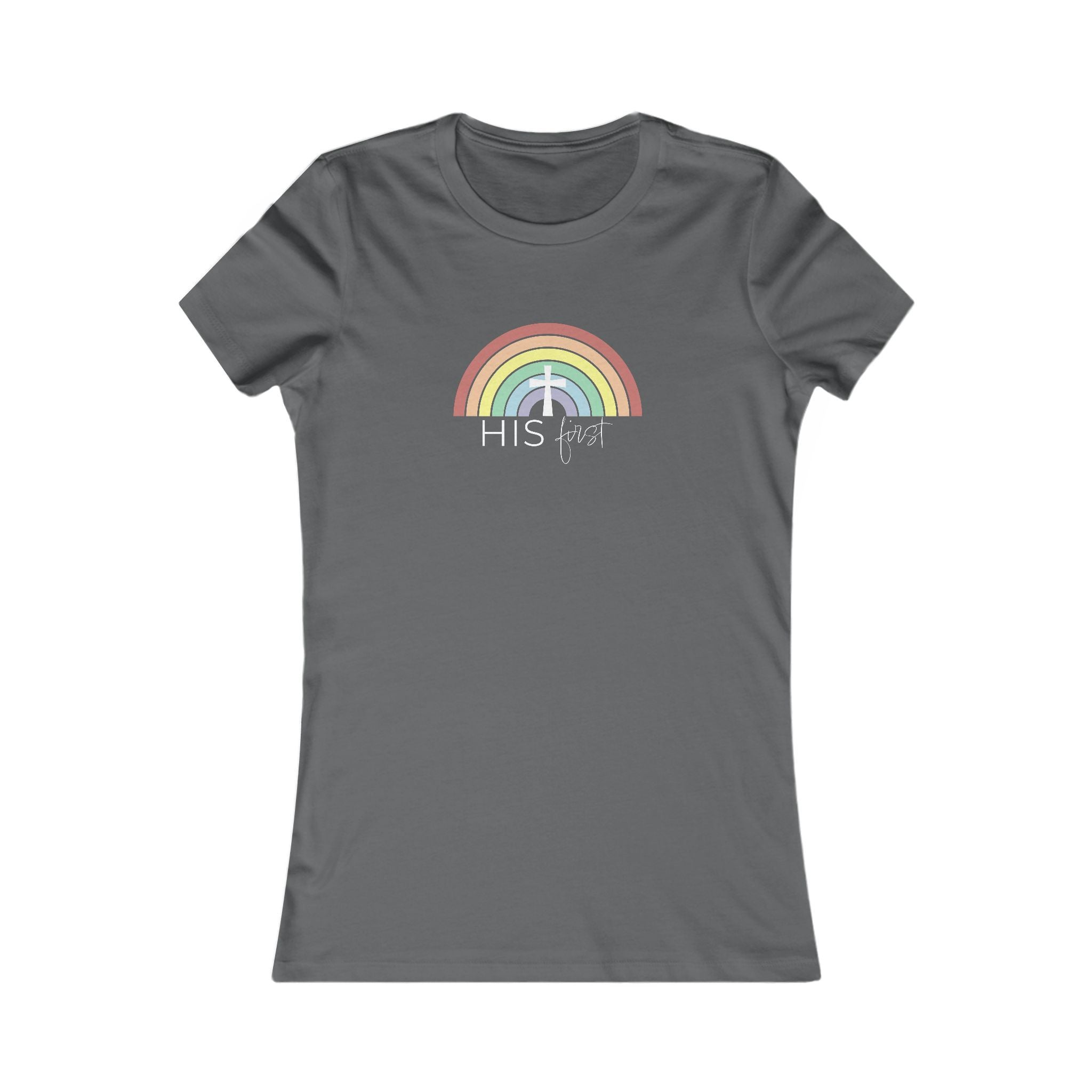 HIS First Rainbow | Fitted Tee