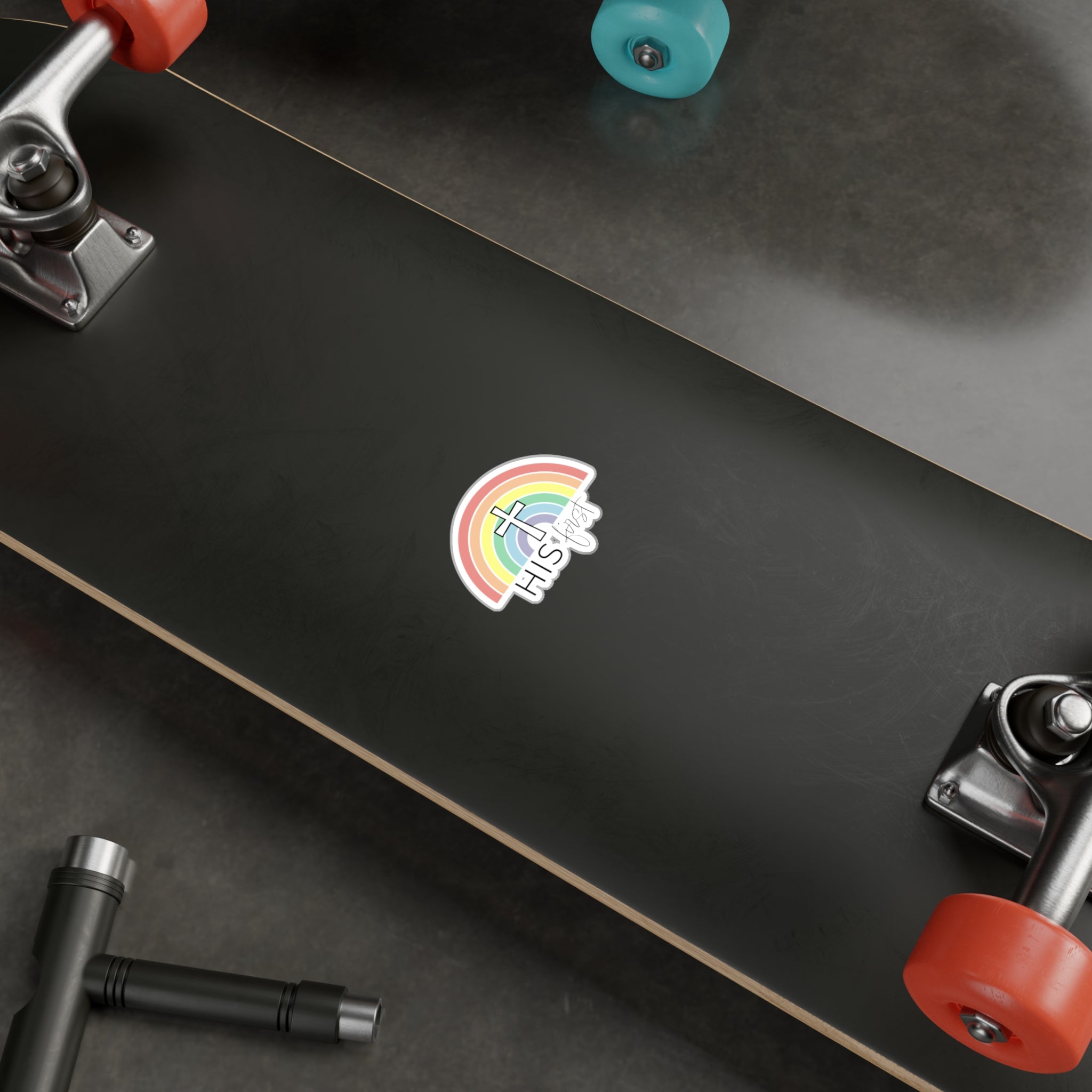 “His First” - Sticker