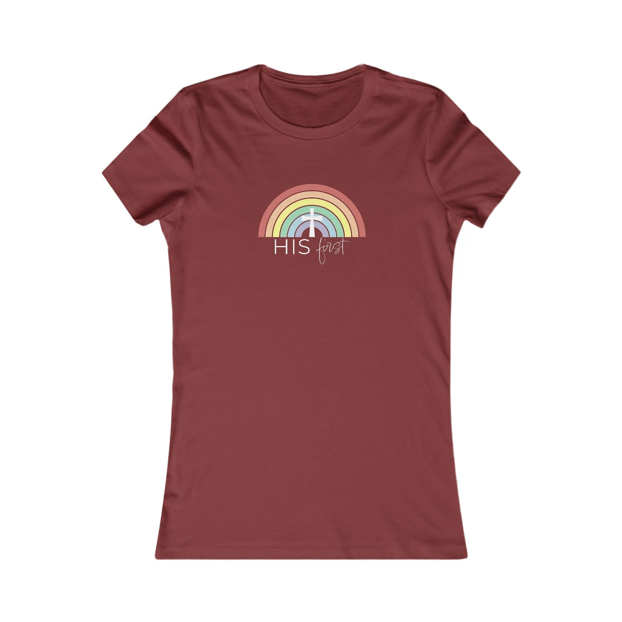 HIS First Rainbow | Fitted Tee