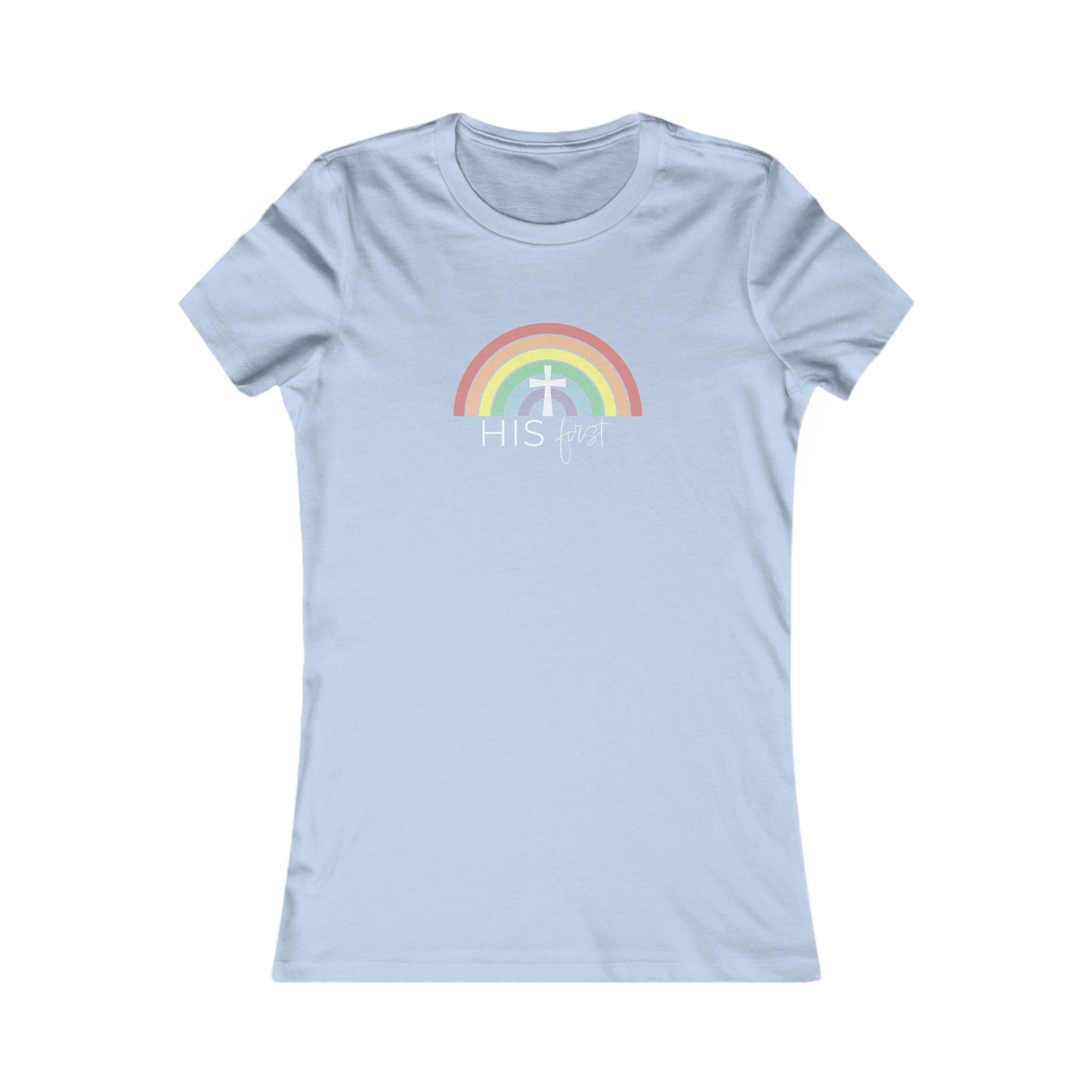 HIS First Rainbow | Fitted Tee