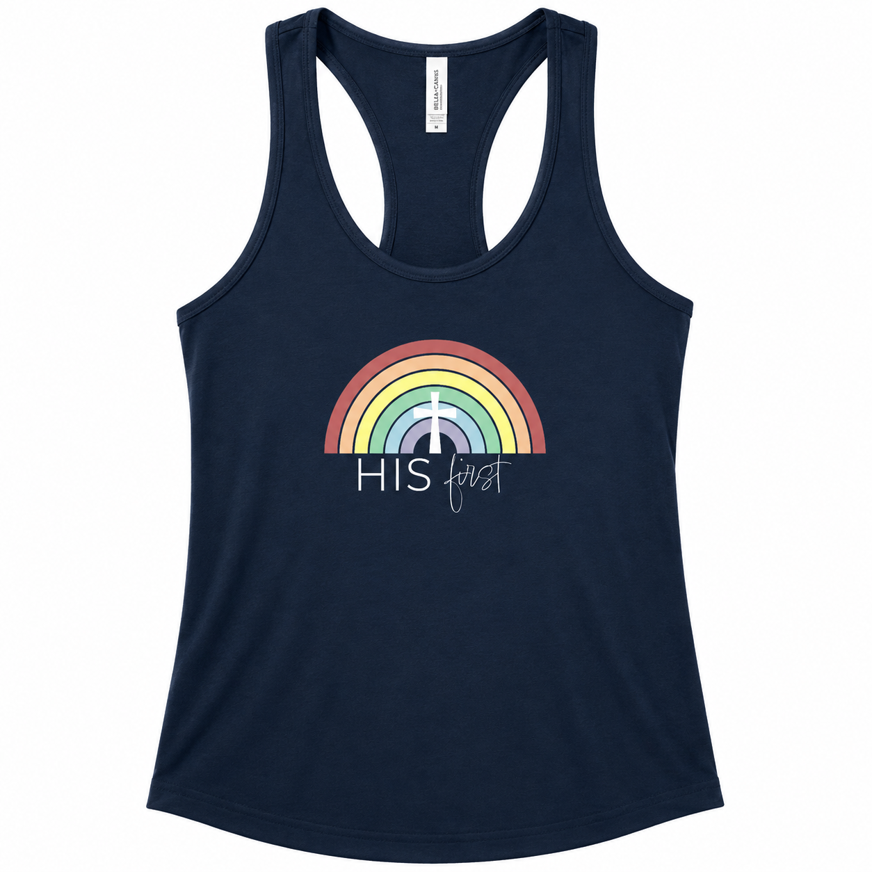 His First Rainbow | Racerback Tank