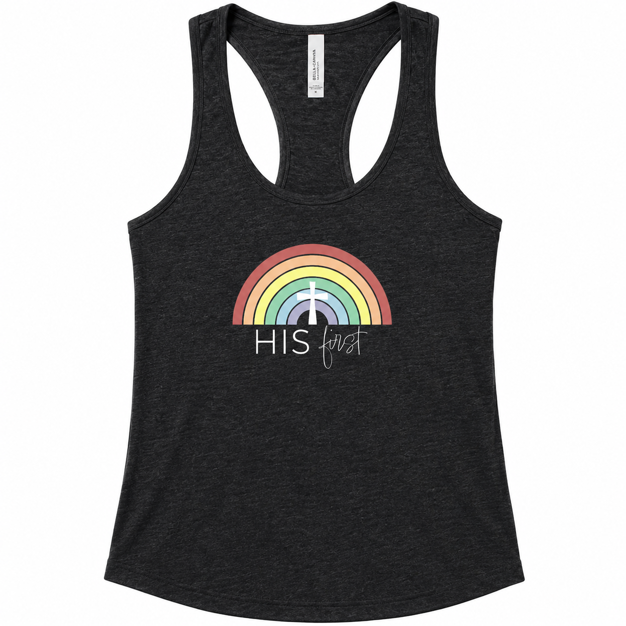 His First Rainbow | Racerback Tank