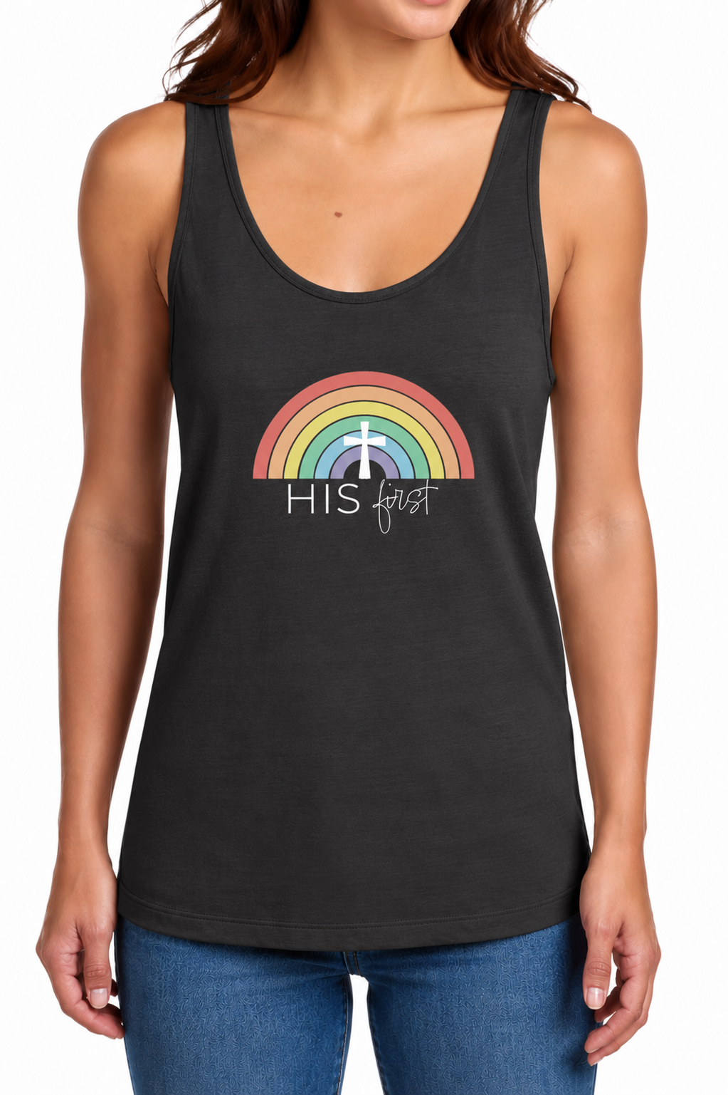 His First Rainbow | Beach Tank