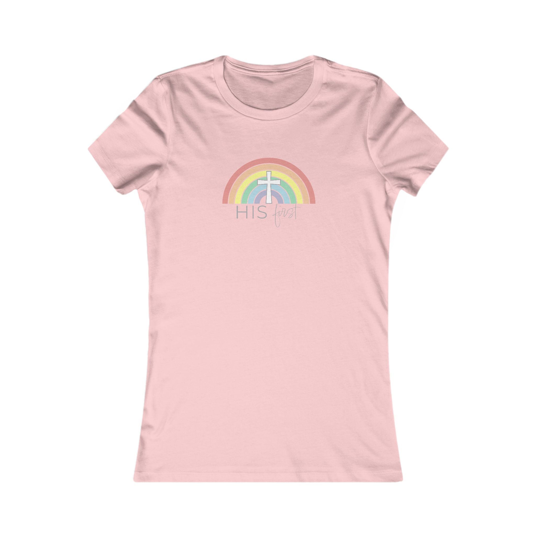 HIS First Rainbow | Fitted Tee