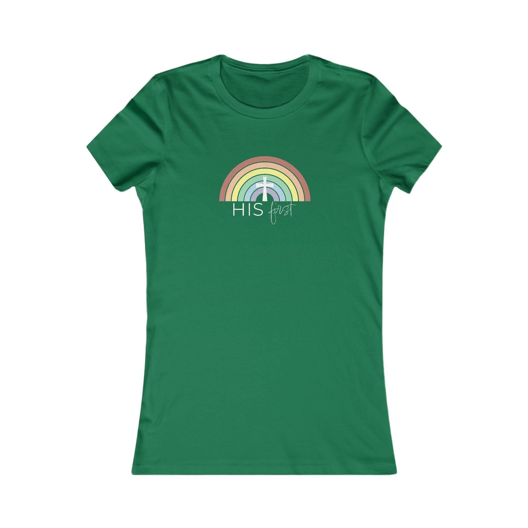 HIS First Rainbow | Fitted Tee