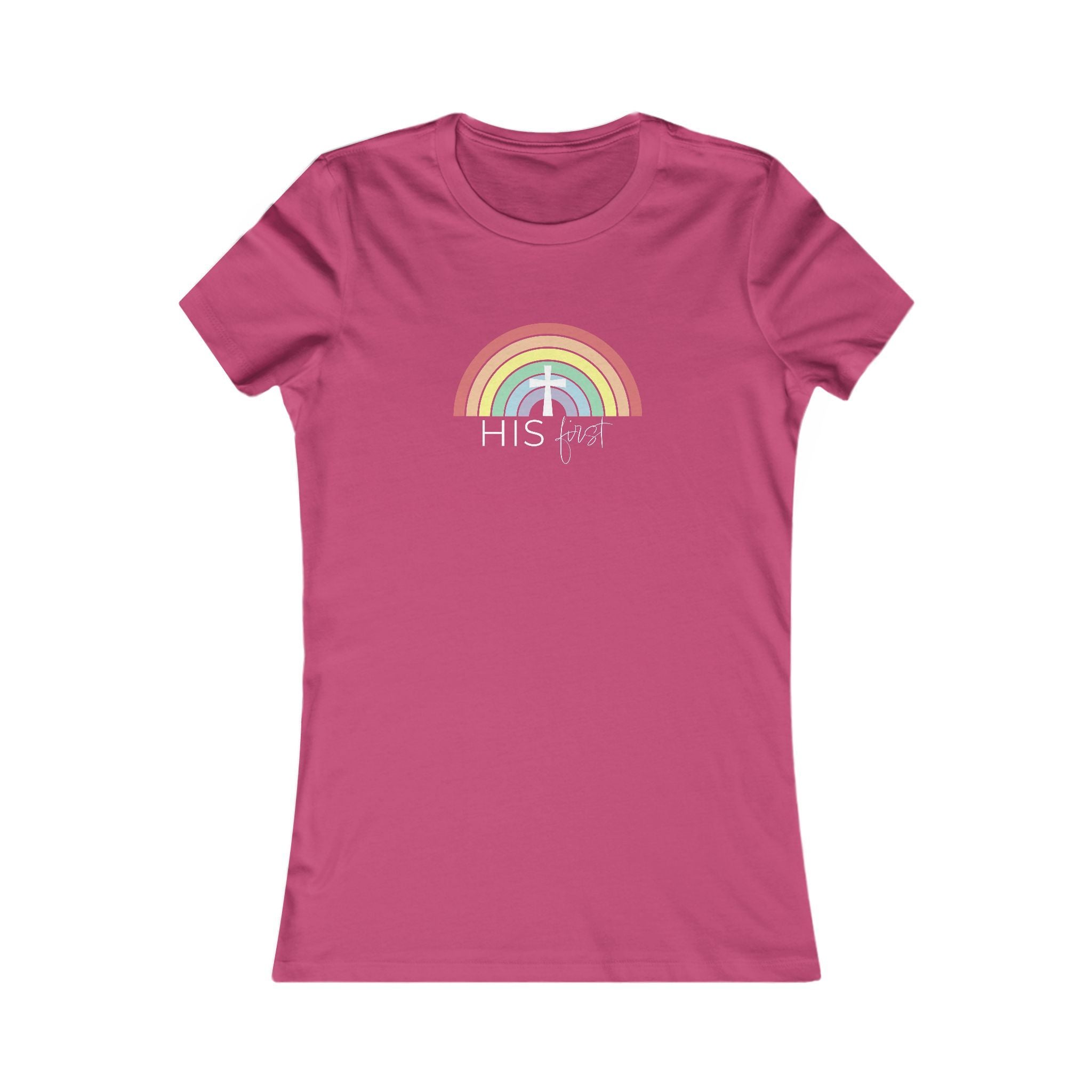 HIS First Rainbow | Fitted Tee