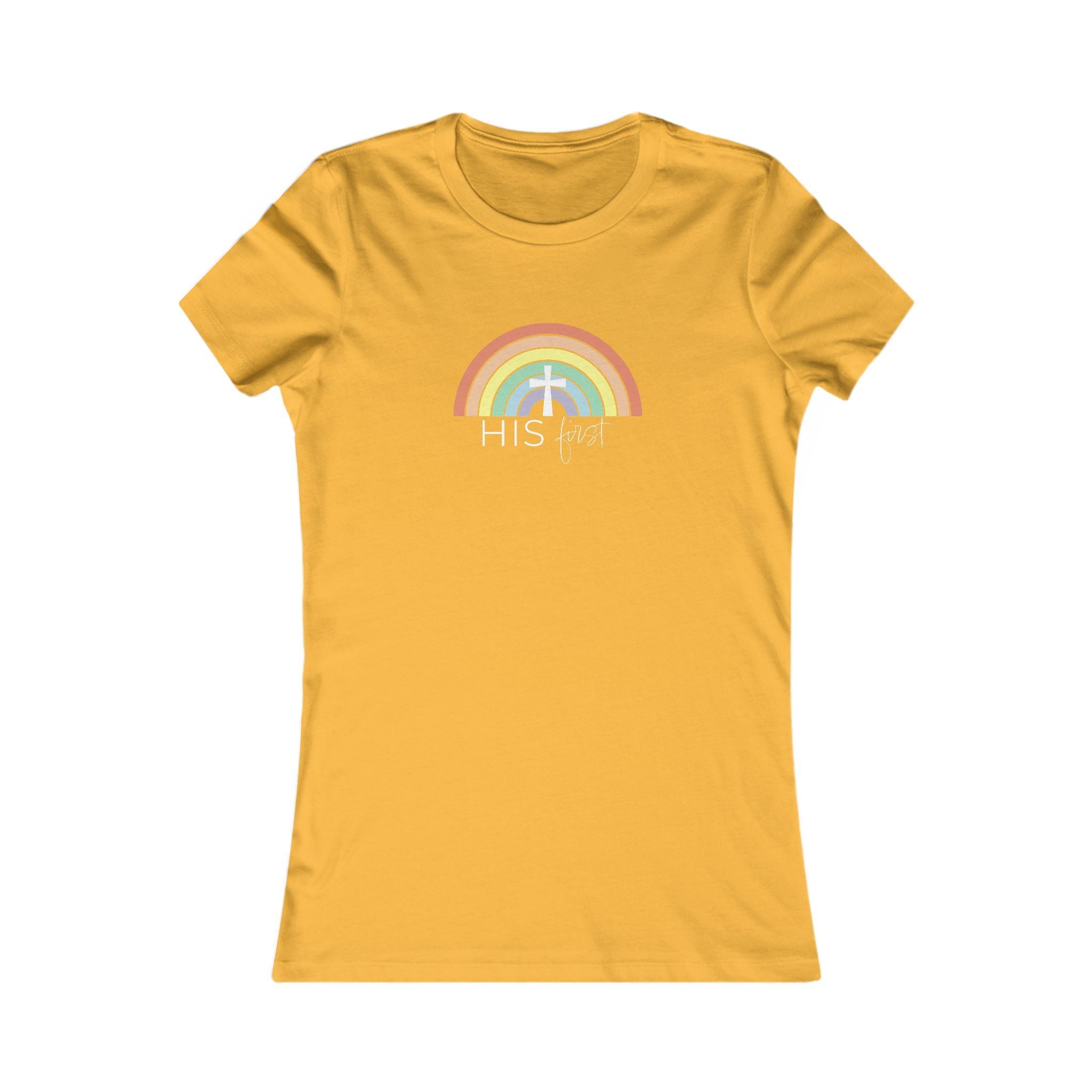 HIS First Rainbow | Fitted Tee